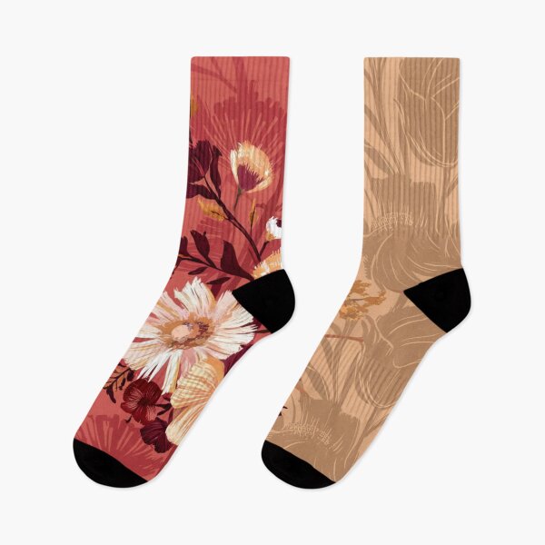 Item preview, Autumn Hues – Red and Gold Floral Masterpiece designed and sold by WildStroke.
