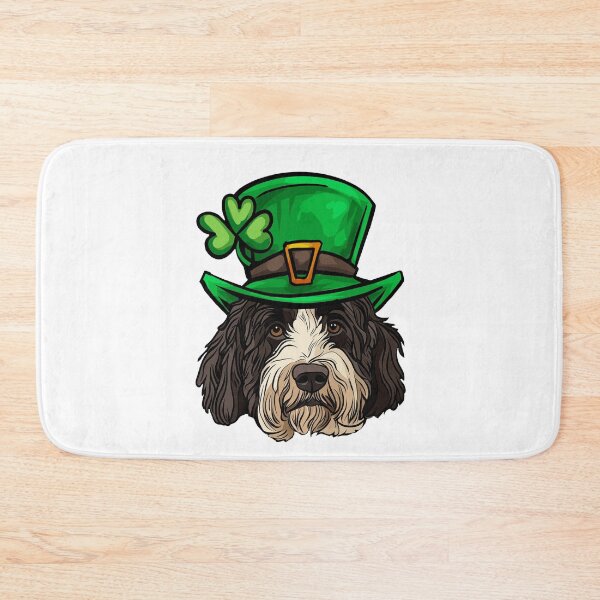 Item preview, Funny St Patricks Day Sheepadoodle Dog designed and sold by whyitsme.