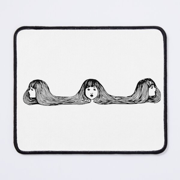 Item preview, Three girl heads (black version) designed and sold by Goth-It-Covered.