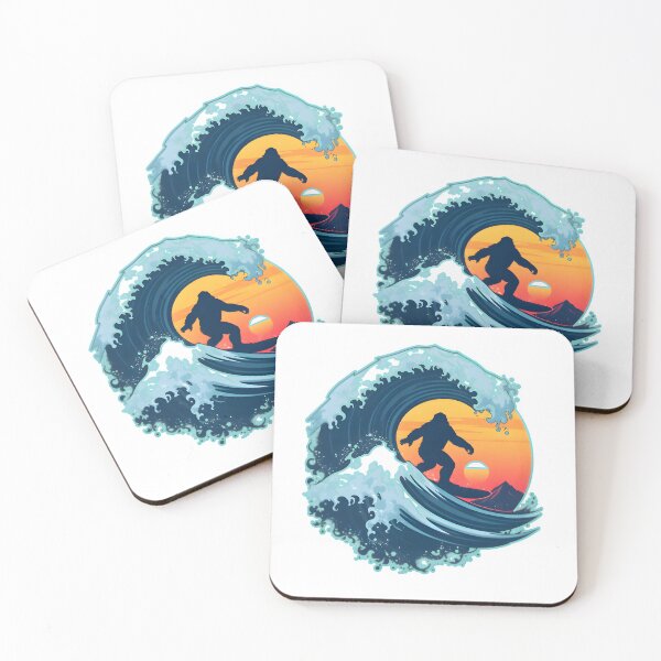 Item preview, Surfing Bigfoot,   designed and sold by robro31.