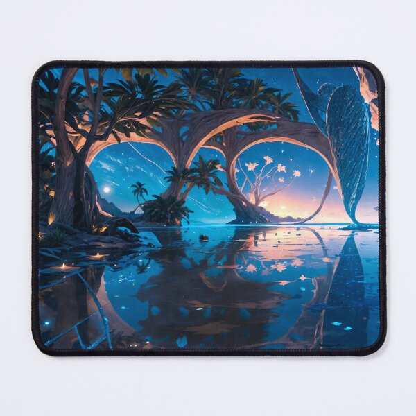 Item preview, SKULL HIDDEN LANDSCAPE BLUE AND PINK BEACH designed and sold by ogirdorgraphics.