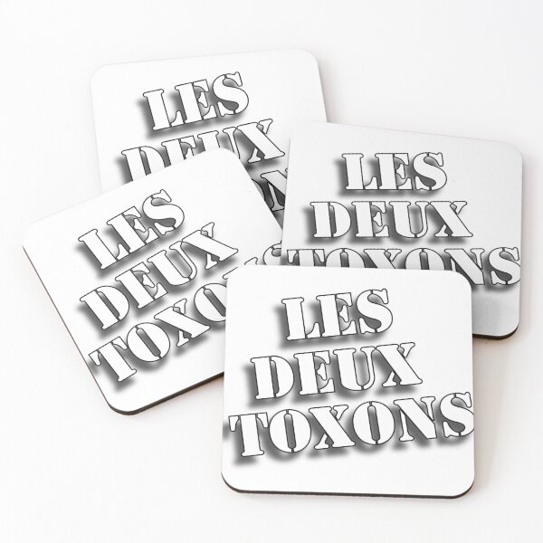 Item preview, LES DEUX TOXONS logo blanc designed and sold by LesDeuxToxons.