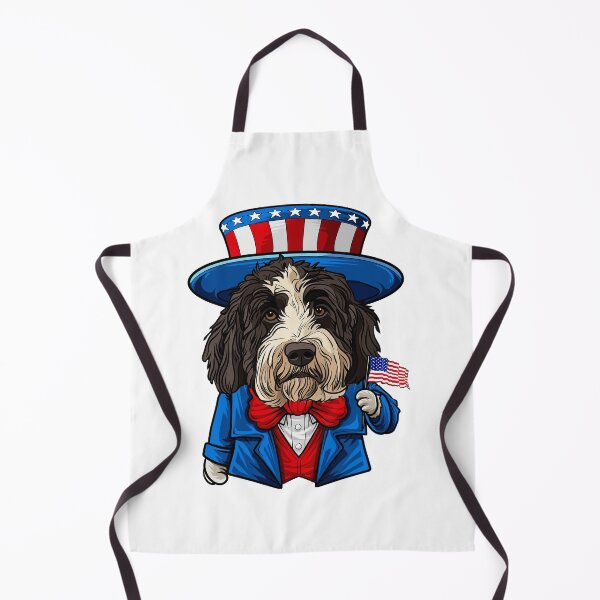 Item preview, Funny 4th of July Sheepadoodle Dog designed and sold by whyitsme.