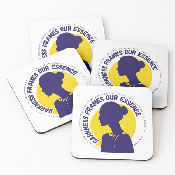 Item preview, Darkness Frames Our Essence: Woman's Silhouette In Yellow Light designed and sold by SplashTastic.