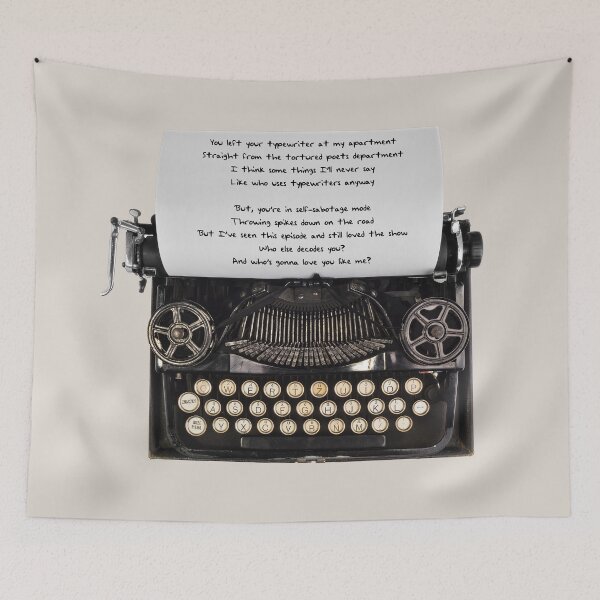 Item preview, The Typewriter - The Tortured Poets Department Taylor Swift 2 designed and sold by taylorvinyls.