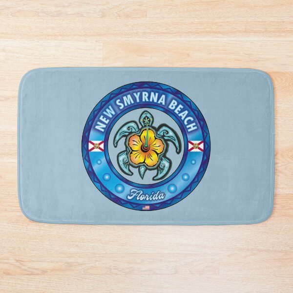Item preview, New Smyrna Beach Florida sea turtle hibiscus designed and sold by studioss76.