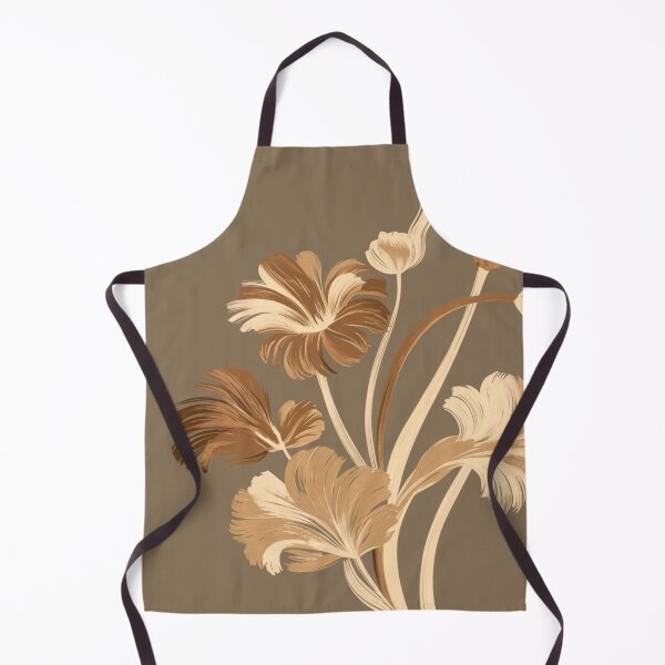Item preview, Golden Botanical Luxe - Sophisticated Floral Artwork designed and sold by WildStroke.