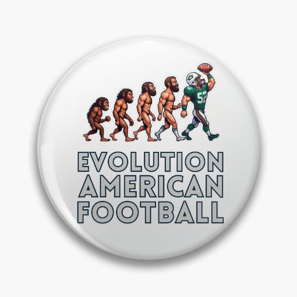 Item preview, Funny Evolution of American Football Players | Darwin Style Design designed and sold by Psycho-Crazy.