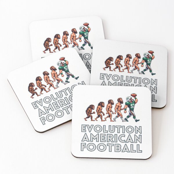 Item preview, Funny Evolution of American Football Players | Darwin Style Design designed and sold by Psycho-Crazy.