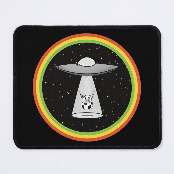 Item preview, Vintage Rainbow UFO Alien Abduction  designed and sold by Skull Fern.