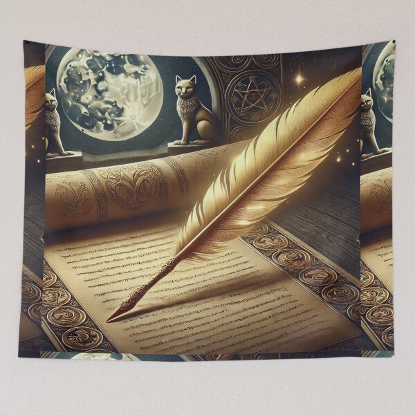 Item preview, The Scribe’s Moonlit Quill: Secrets of the Mystic Scrolls designed and sold by Meta2Physical.