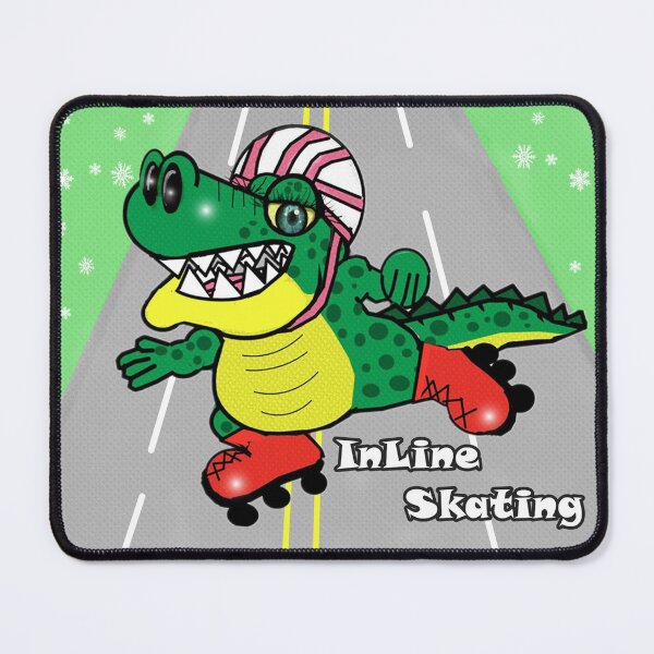 Item preview, inline skating-alligator designed and sold by Shirley cute art .