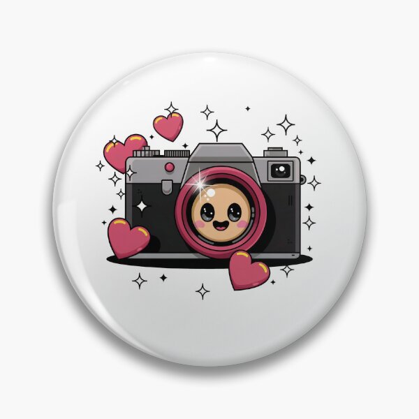 Item preview, kawaii heart camera  designed and sold by jkrphoto.