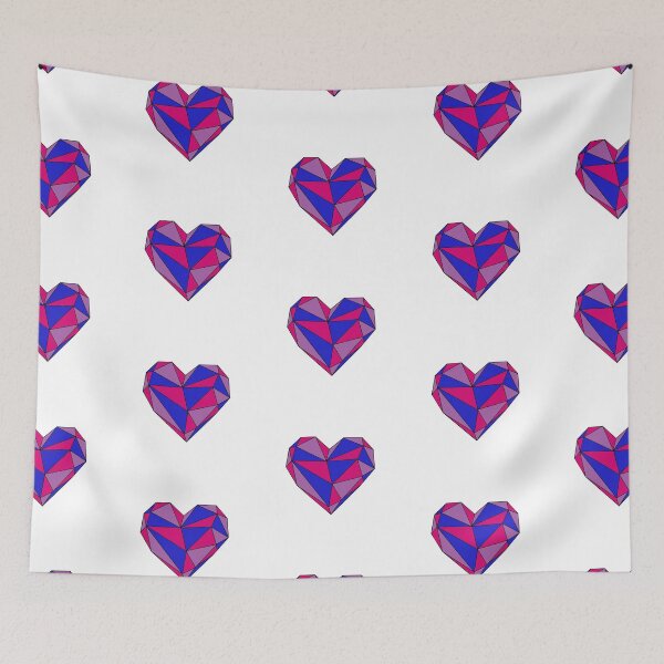 Item preview, Bi Pride Heart designed and sold by BrainChaosArt.