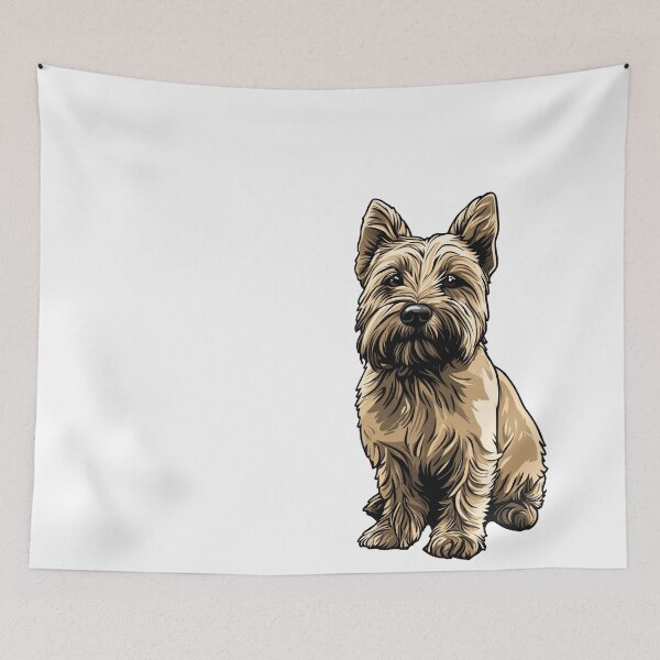 Artikelvorschau, Cairn Terrier Hund Illustration entworfen und verkauft von whyitsme.