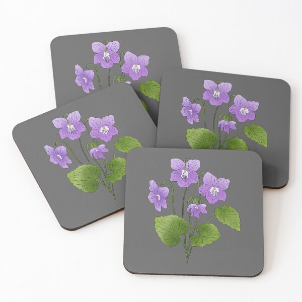 Item preview, Purple Violets Flower designed and sold by Marguerite Artistry.
