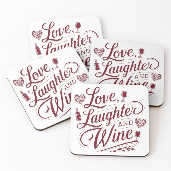 Item preview, Love, Laughter And Wine  designed and sold by PlanetMarker.