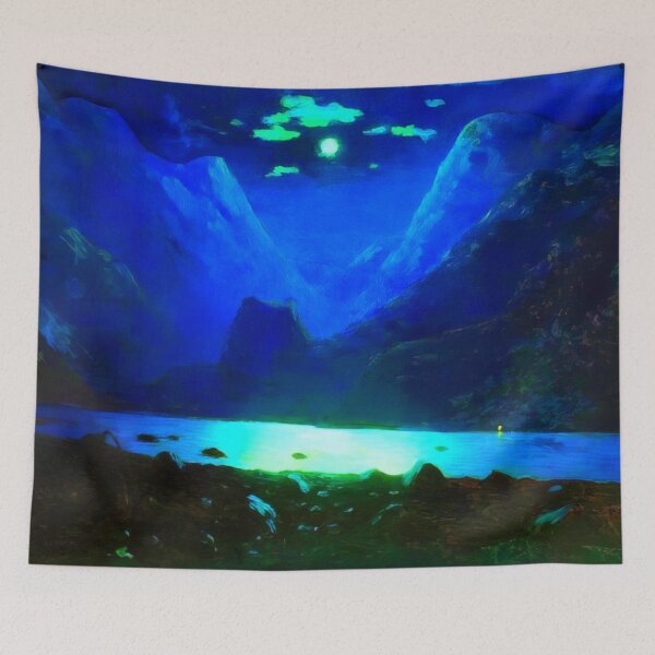 Item preview, Daryal Pass. Moonlight Night - Arkhyp Kuindzhi designed and sold by irynaartbyim.