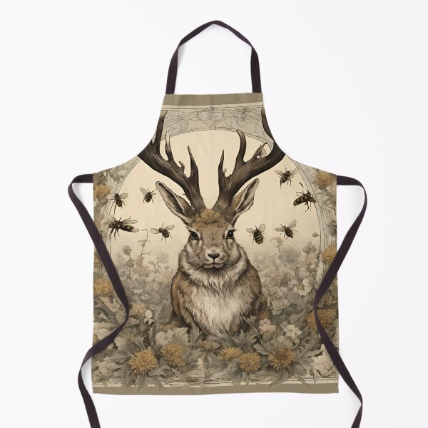 Item preview, Jackalope and Bumblebees designed and sold by HabitableMoons.