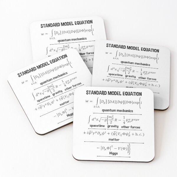 Item preview, Nerdy Standard Model Equation – Gift for Physics, Math, and Science Teachers designed and sold by ScienceCorner.