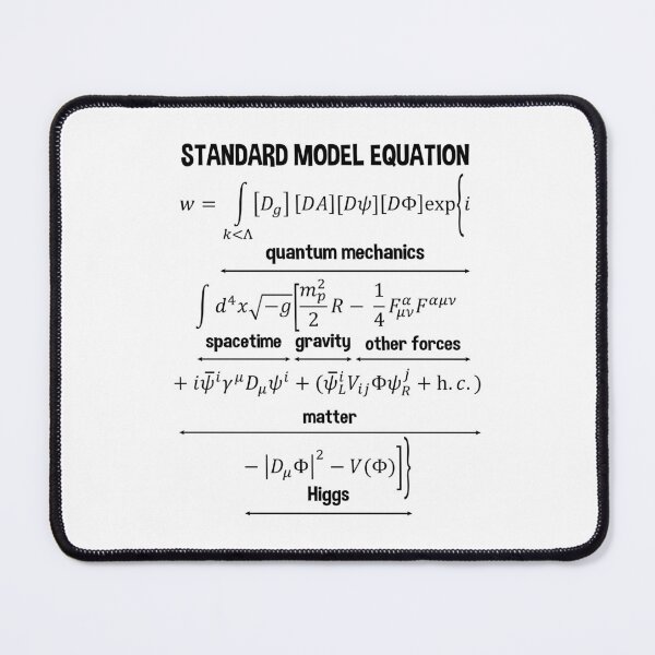 Item preview, Nerdy Standard Model Equation – Gift for Physics, Math, and Science Teachers designed and sold by ScienceCorner.