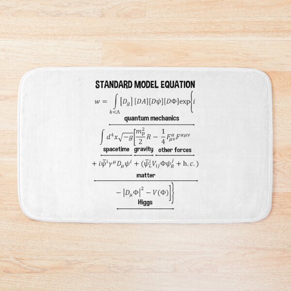 Item preview, Nerdy Standard Model Equation – Gift for Physics, Math, and Science Teachers designed and sold by ScienceCorner.