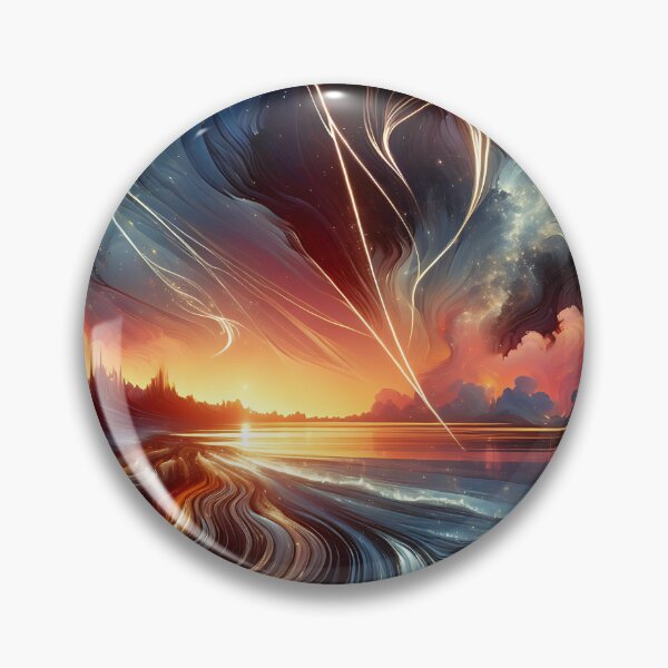 Aperçu de l'œuvre Horizon éthéré : Symphonie du coucher de soleil créée et vendue par DISCOUNTRUSH.