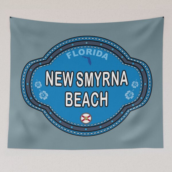 Item preview, New Smyrna Beach Florida stitching effect designed and sold by studioss76.