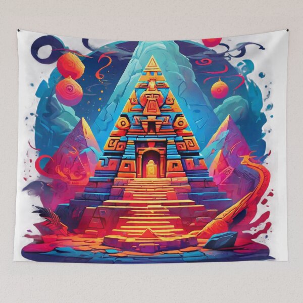 Item preview, Aztec Glowing Pyramid designed and sold by SpectrumEssence.