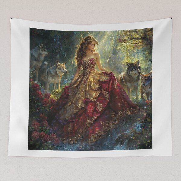 Item preview, THE PRINCESS OF WOLVES designed and sold by CaraCarmen-shop.