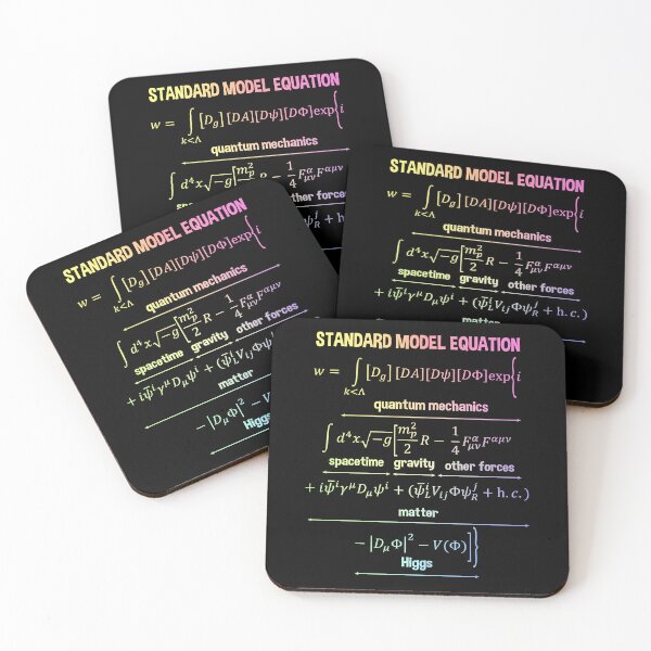 Item preview, Nerdy Standard Model Equation – Gift for Physics, Math, and Science Teachers designed and sold by ScienceCorner.