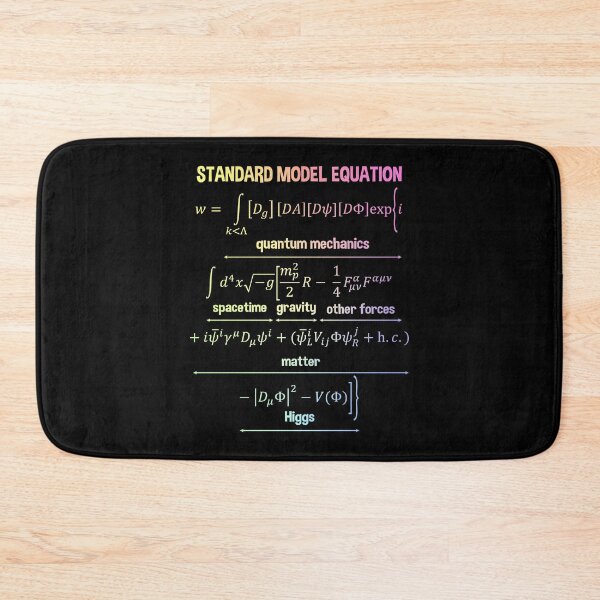 Item preview, Nerdy Standard Model Equation – Gift for Physics, Math, and Science Teachers designed and sold by ScienceCorner.