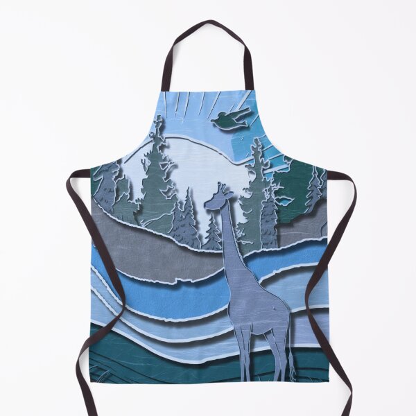 Item preview, A majestic giraffe in an amazing forest designed and sold by Wildlife and marine life.