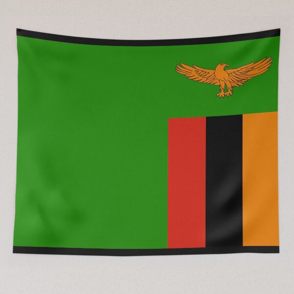 Item preview, Flag of Zambia designed and sold by TinaJostDesigns.
