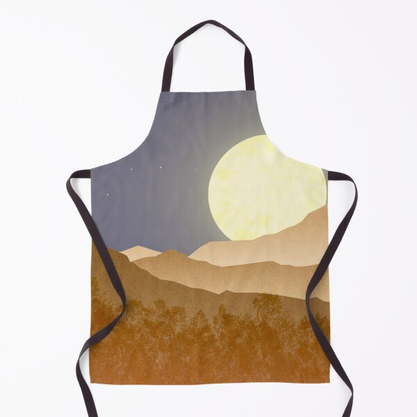 Item preview, Night landscape with full moon designed and sold by Javier Narváez Solarte.