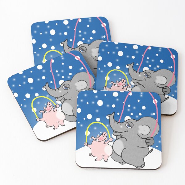 Item preview, rope skipping-pig and elephant  designed and sold by Shirley cute art .