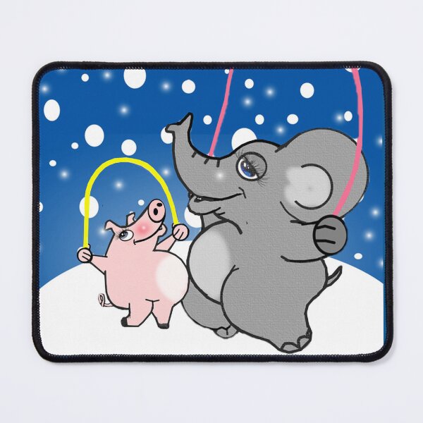 Item preview, rope skipping-pig and elephant designed and sold by Shirley cute art .