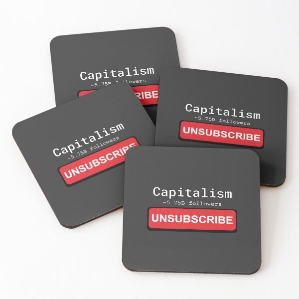 Item preview, Unsubscribe Capitalism designed and sold by MakerMeezy.