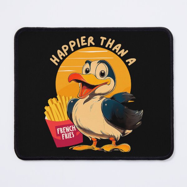 Item preview, Funny Unisex Happier Than a Seagull with Fries designed and sold by MTJ-Mushrooms.