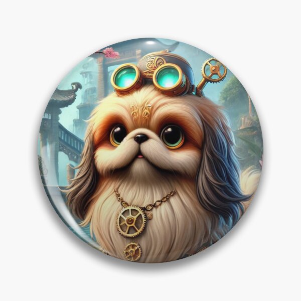 Item preview, Steampunk Pekingese designed and sold by Sillytoe.