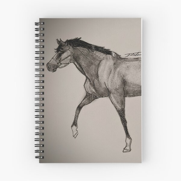 Item preview, Caballo musculoso en escala de grises designed and sold by Meraki05.