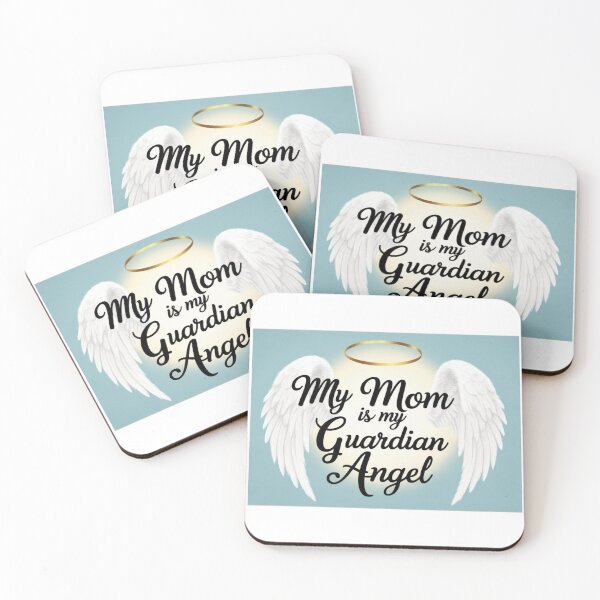 Item preview, My Mom is my guardian angel #momismyangel designed and sold by  Any Mood Designs.