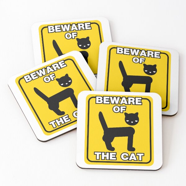 Item preview, Beware Of The Cat designed and sold by Quirkball.