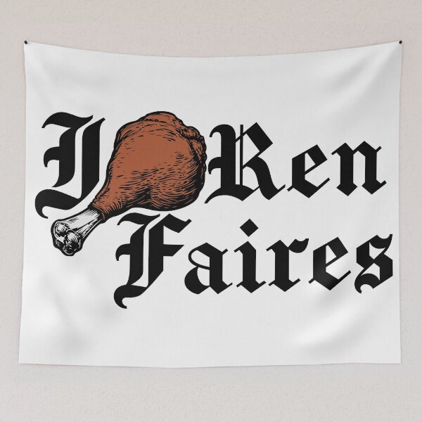 Item preview, I Turkey Leg Ren Faires (light shirt version) designed and sold by Goth-It-Covered.