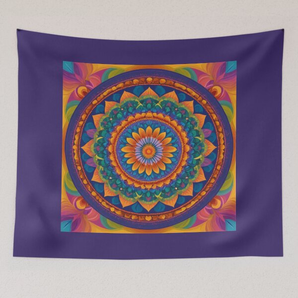 Item preview, Multicolor mandala designed and sold by Carmensa67.