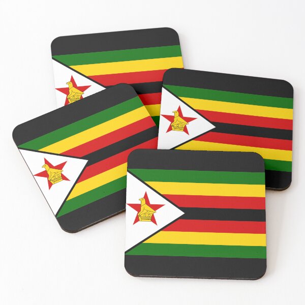 Item preview, Flag of Zimbabwe designed and sold by TinaJostDesigns.