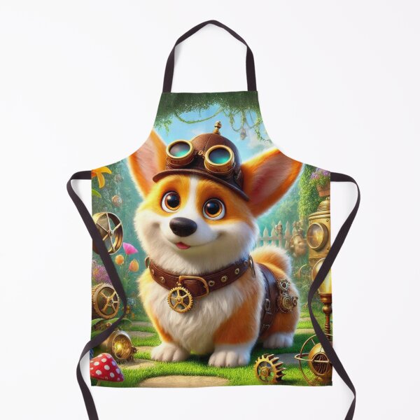 Item preview, Steampunk Pembroke Welsh Corgi designed and sold by Sillytoe.