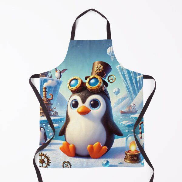 Item preview, Steampunk Penguin designed and sold by Sillytoe.