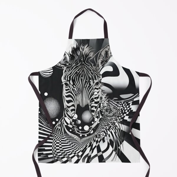 Item preview, Abstract zebra portrait designed and sold by clarazen.