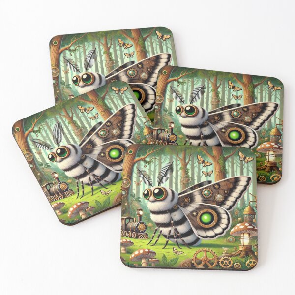 Item preview, Steampunk Peppered Moth designed and sold by Sillytoe.